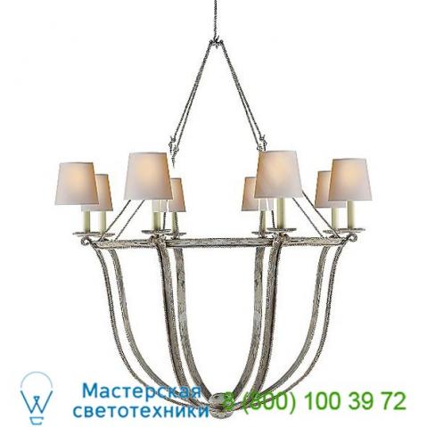 Lancaster 8-light chandelier chc 1577ai-np visual comfort, светильник