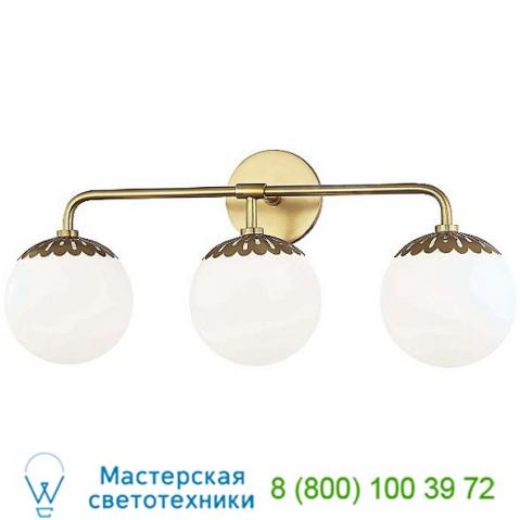 Mitzi - hudson valley lighting paige vanity light h193302-agb, светильник для ванной