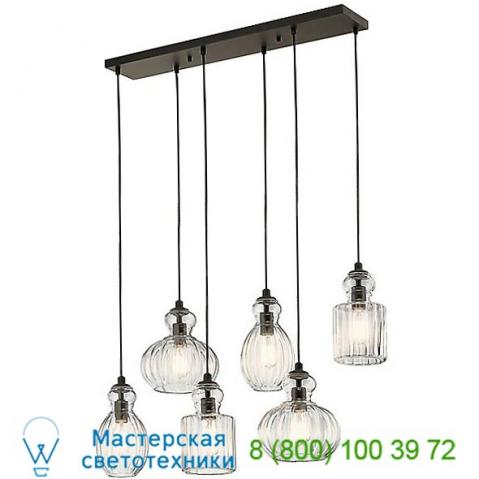 Kichler riviera linear suspension light 43950ni, светильник