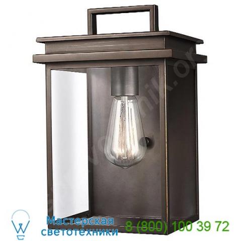 Glenview outdoor wall sconce feiss ol13600anbz, уличный настенный светильник