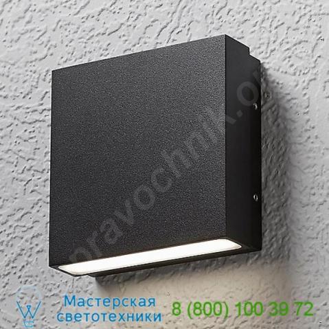 Ob-awl. 60. 1-bk alume awl. 60 wall sconce (one light/black) - open box return lumenart, опенбокс