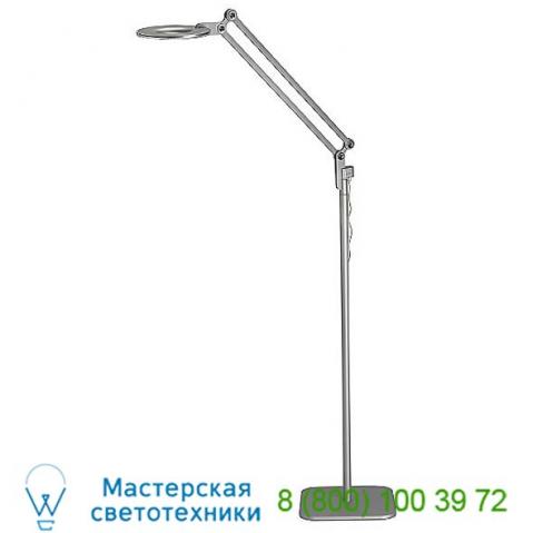 Link sml flr slv pablo designs link floor task lamp, светильник