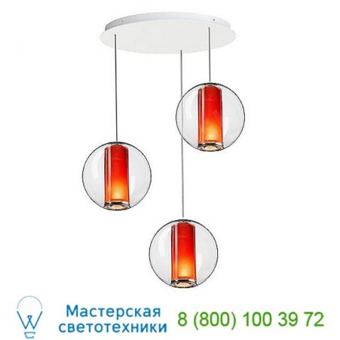 Bel occhio multi pendant chandelier pablo designs belo chan 16/3 org, светильник