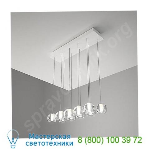 Fabbian beluga multispot 10-light rectangular pendant light , светильник