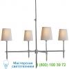 Tob 5002an-np bryant chandelier visual comfort, светильник