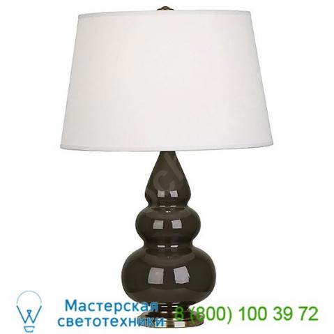 Cr32x robert abbey small triple gourd table lamp with metal base, настольная лампа