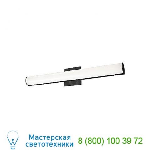 Longitude led vanity light (black/24 inch) - open box return kuzco lighting ob-vl61224-bk, опенбокс