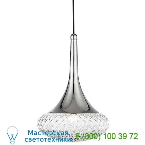 Bella wide mini pendant light h114701c-pn mitzi - hudson valley lighting, подвесной светильник