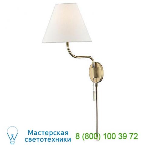 Patti wall sconce mitzi - hudson valley lighting hl240101-agb, встраиваемый в стену светильник