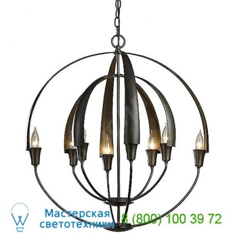 104205-1003 double cirque chandelier hubbardton forge, светильник