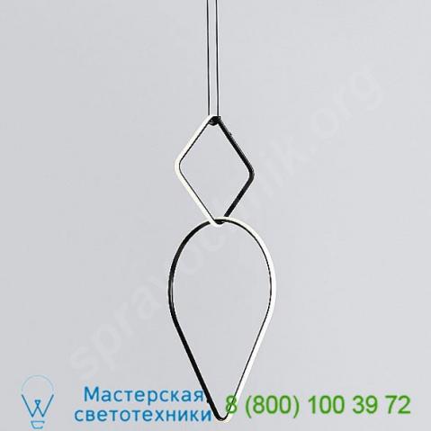 Fu041630 | f0410030 | f0405030 arrangements square small two element suspension flos, светильник