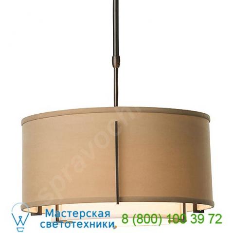 Hubbardton forge exos small double shade pendant 139602-1297, светильник