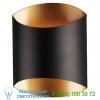 Kuzco lighting preston led wall sconce (flat black with gold) - open box ob-601471bk-led, опенбокс