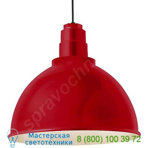 Troy rlm lighting 5drd12mbk-bc deep reflector outdoor pendant, уличный подвесной светильник