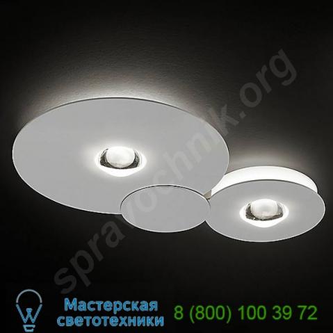 Bugia flush mount ceiling light (white/3000/2) - open box ob-161422 studio italia design, опенбокс