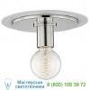 H137501s-agb/bk milo flush mount ceiling light mitzi - hudson valley lighting, светильник