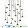 2918. 01-sml sonneman lighting grapes 24 light led round multipoint pendant, светильник