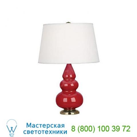 Cr32x robert abbey small triple gourd table lamp with metal base, настольная лампа