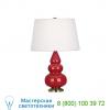 Cr32x robert abbey small triple gourd table lamp with metal base, настольная лампа