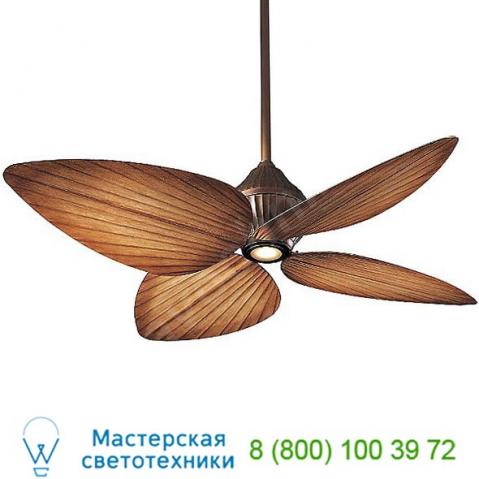 F581-bg gauguin indoor/outdoor ceiling fan with light minka aire fans, светильник