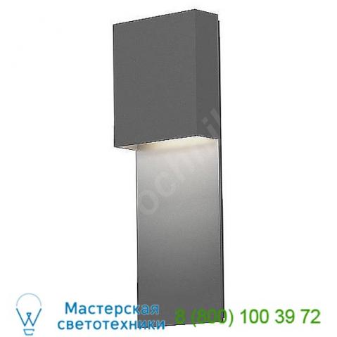 Sonneman lighting ob-7106. 74-wl flat box led panel sconce (textured gray) - open box return