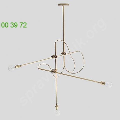 Workstead ws-1601hr-101 industrial chandelier, светильник