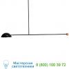 Astro dome pendant light andrew neyer adl-01-blk-12-inch-stem, светильник