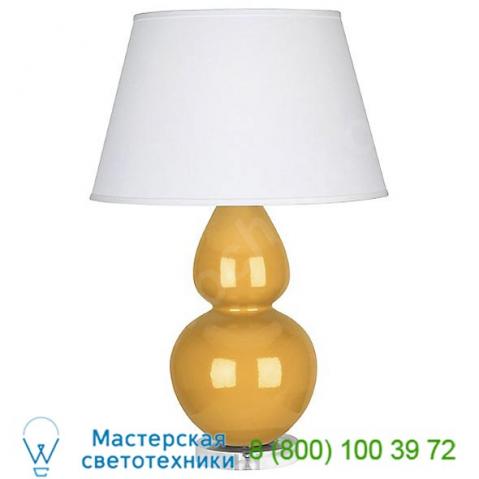 Double gourd lucite table lamp - large a606 robert abbey, настольная лампа