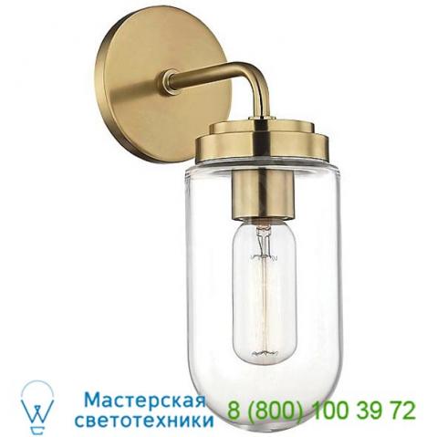 Clara wall sconce h124101-agb mitzi - hudson valley lighting, настенный светильник