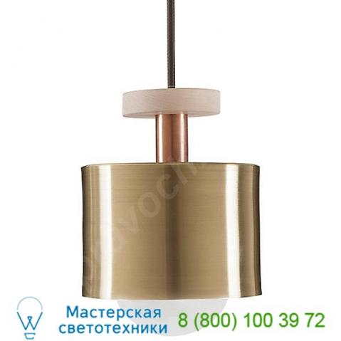 Ladies and gentlemen studio spun mini pendant light (polished brass) - open box return, светильник