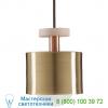 Ladies and gentlemen studio spun mini pendant light (polished brass) - open box return, светильник