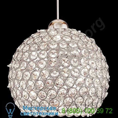 Wac lighting mp-335-cl/bn roxy pendant light, светильник