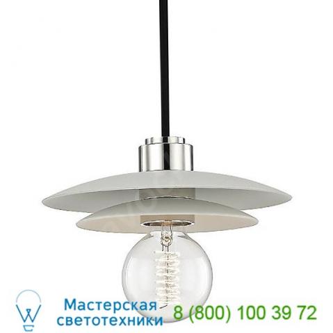 H175701s-agb/wh mitzi - hudson valley lighting milla pendant light, подвесной светильник