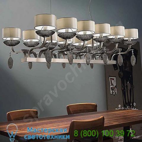 Masiero isbel 12 bil linear pendant light, светильник