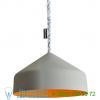 In-es art design cyrcus cemento pendant light cyrcus cemento grey/white, светильник