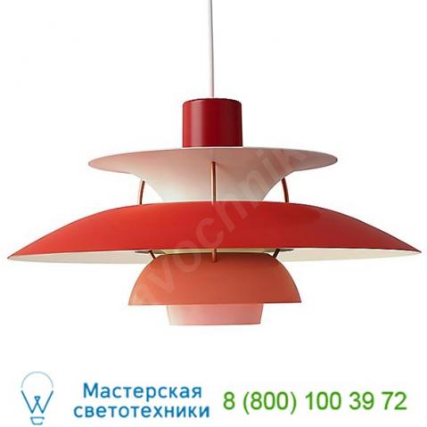 Ph 5 pendant light (hues of red) - open box return louis poulsen, светильник