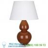 Double gourd lucite table lamp - large a606 robert abbey, настольная лампа