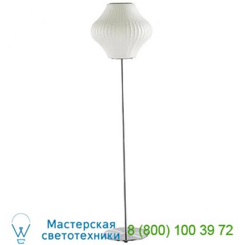 H770lfsbns nelson bubble lamps nelson pear lotus floor lamp, светильник