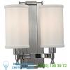 Hudson valley lighting 1122-pn palmdale two light wall sconce, настенный светильник бра