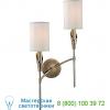 1312r-agb hudson valley lighting tate two light wall sconce, настенный светильник бра