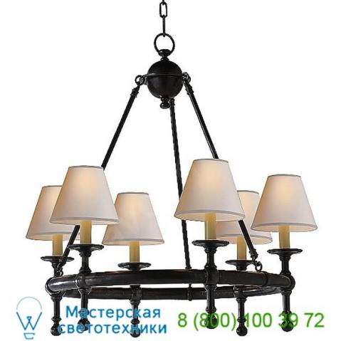 Sl 5814an-np visual comfort classic mini ring chandelier, светильник