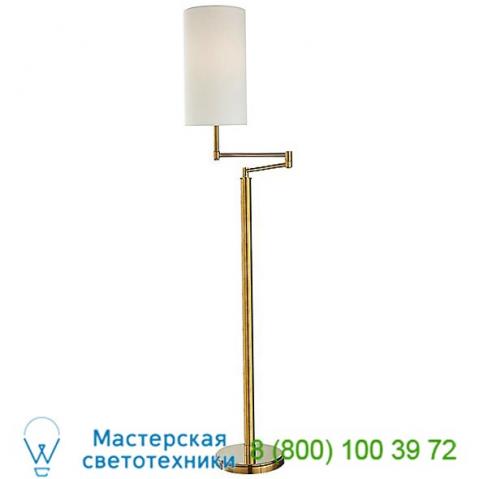Anton swing arm floor lamp tob 1116bz/hab-l visual comfort, светильник