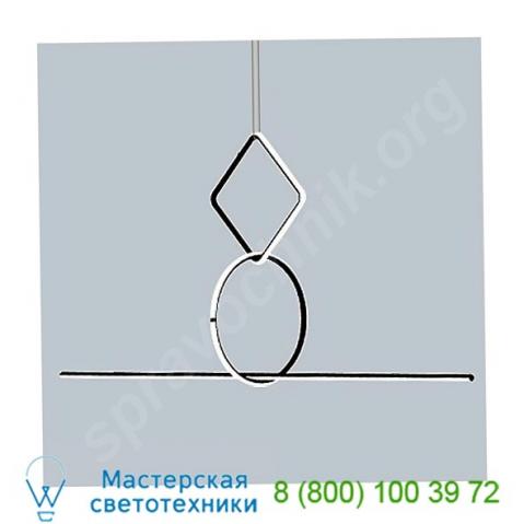 Flos arrangements square small three element suspension , светильник