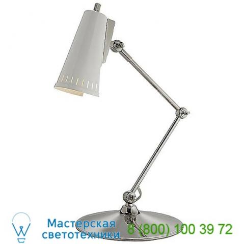 Visual comfort tob 3212hab-aw antonio articulating task lamp, настольная лампа