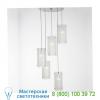 Hammerton studio chb0044-03-fb-bg-c01-e2 textured glass round multi-light pendant light, подвесной