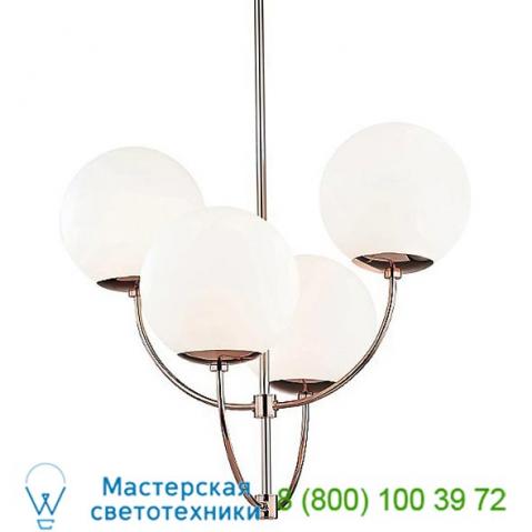 Carrie chandelier mitzi - hudson valley lighting h160804-agb, светильник