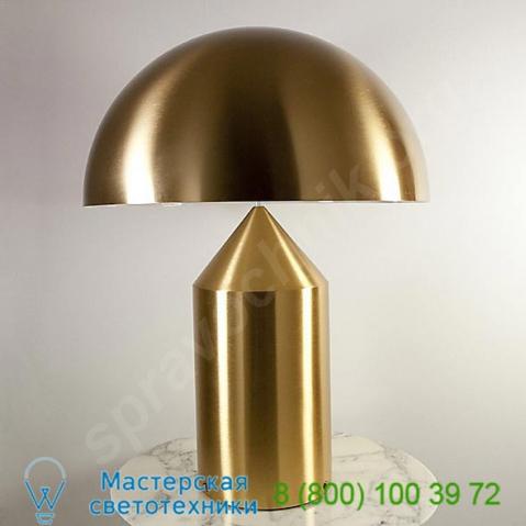 Ol-atollo233 oro atollo gold table lamp oluce, настольная лампа