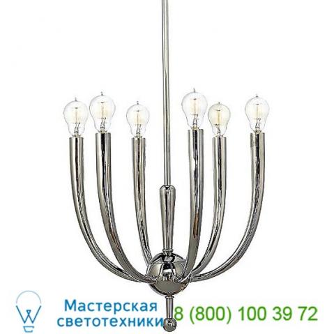S 5395bz visual comfort horn 6-light chandelier, светильник