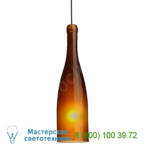 Besa lighting botella pendant light 1xt-1685af-sn, светильник