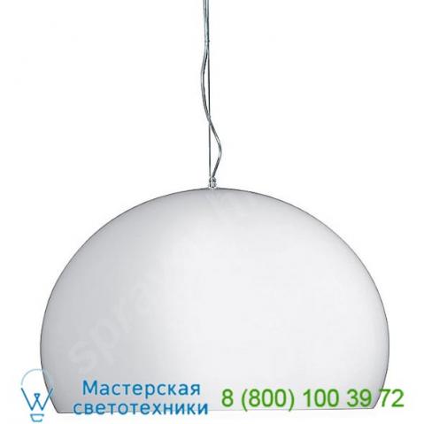 Opaque fl/y pendant light (glossy white/large) - open box return kartell , светильник